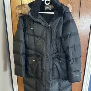 Eddie Bauer Women's Black Parka size XL